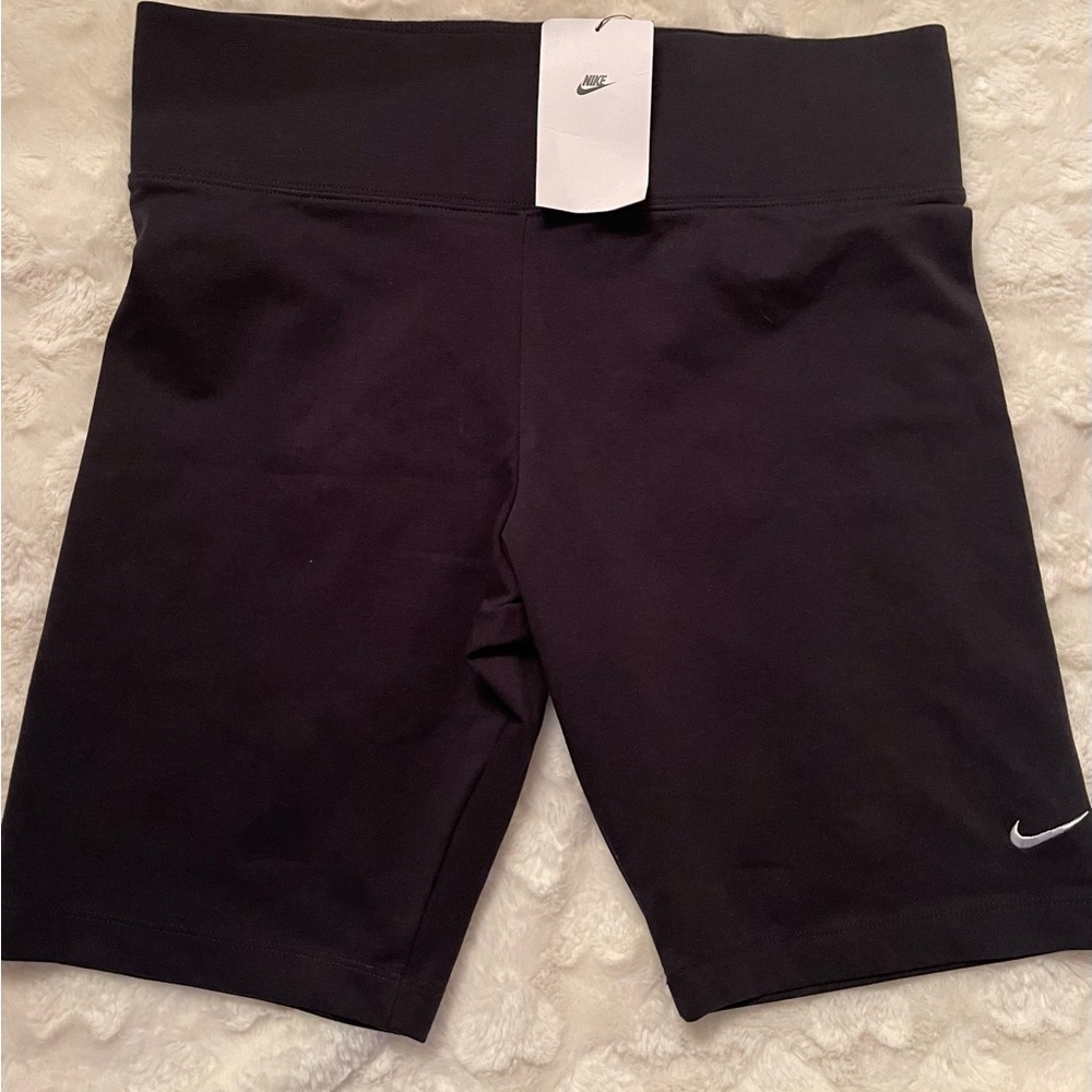 Nike Black Bike Shorts with Elastic Waistband